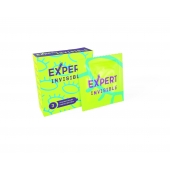 Ультратонкие презервативы Expert Invisible - 3 шт. - Expert - купить с доставкой в Жуковском
