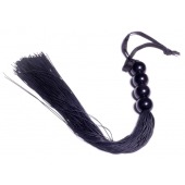 Черная силиконовая плеть - 37 см. - Boys of Toys - купить с доставкой в Жуковском