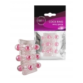 Прозрачная сквозная насадка на пенис с цветными шариками - Erowoman-Eroman - в Жуковском купить с доставкой