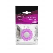 Лиловое эрекционное кольцо с 2 рядами стимулирующих шариков - Erowoman-Eroman - в Жуковском купить с доставкой