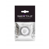 Эластичное эрекционное кольцо с длинными черными «ресничками» - Sextaz - в Жуковском купить с доставкой