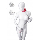 Красный ошейник с подкладкой из меха - ToyFa - купить с доставкой в Жуковском