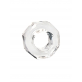 Прозрачное эрекционное кольцо в форме гайки - Sex Expert - в Жуковском купить с доставкой