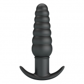 Черный анальный вибростимулятор Aeolis - 11 см. - Baile