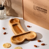 Деревянное блюдо для подачи в форме члена (25 х 16,5 х 1,7 см) - Сима-Ленд - купить с доставкой в Жуковском