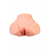 Телесный реалистичный мастурбатор-полуторс с 2 любовными входами - No Name - в Жуковском купить с доставкой