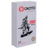 Точечные презервативы OKOTO Dotted - 12 шт. - Sitabella - купить с доставкой в Жуковском