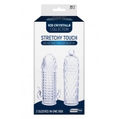 Набор из 2 прозрачных насадок на член Seductive Tickler Sleeves Set - NMC - в Жуковском купить с доставкой