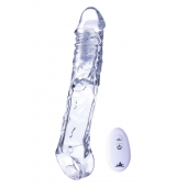 Прозрачная насадка-удлинитель Length Enhancer With Bullet с подхватом - 22,3 см. - NMC - в Жуковском купить с доставкой