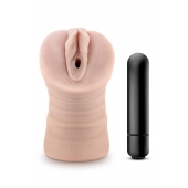 Телесный мастурбатор-вагина Ayumi с вибрацией - Blush Novelties - в Жуковском купить с доставкой