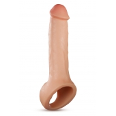 Телесная насадка-удлинитель Thrive 8.75 Inch Realistic Penis Extender Sleeve - 22,2 см. - Blush Novelties - в Жуковском купить с доставкой