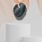 Серый сквозной мастурбатор с вибрацией Manwan Starter - Manwan - в Жуковском купить с доставкой