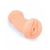 Телесный двусторонний мастурбатор с вибропулей и эрекционными кольцами в комплекте - Sexy Girl - в Жуковском купить с доставкой