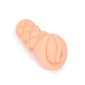 Телесный мастурбатор-вагина с вибропулей и эрекционными кольцами в комплекте - Sexy Girl - в Жуковском купить с доставкой