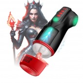 Интерактивный мастурбатор Raven с вакуумом, вибрацией и подсветкой - Shots Media BV - в Жуковском купить с доставкой