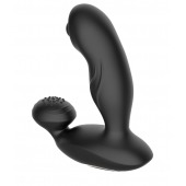 Черный вибромассажер простаты с вращающимся шариком - Secwell - в Жуковском купить с доставкой