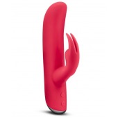 Красный перезаряжаемый вибромассажёр VILAIN BIANCA BERRY - 18 см. - Blush Novelties