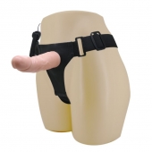 Реалистичный страпон-фаллоимитатор на трусиках Ultra Passionate Harness - 15 см. - Baile - купить с доставкой в Жуковском
