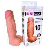 Фаллическая насадка Харнесс UNICOCK 10  - 25 см. - LOVETOY (А-Полимер) - купить с доставкой в Жуковском