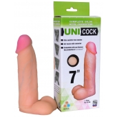 Фаллическая насадка Харнесс UNICOCK 7  - 19 см. - LOVETOY (А-Полимер) - купить с доставкой в Жуковском