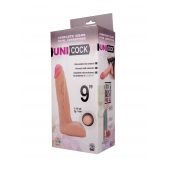 Фаллическая насадка Харнесс UNICOCK 9  - 24 см. - LOVETOY (А-Полимер) - купить с доставкой в Жуковском