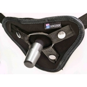 Вибрострапон с двумя насадками UniStrap - 18 и 18 см. - LOVETOY (А-Полимер) - купить с доставкой в Жуковском