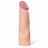 Реалистичная насадка с ярко выраженной головкой - 16,5 см. - A-toys - в Жуковском купить с доставкой