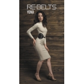 Пояс с клёпками Yona Black - Rebelts - купить с доставкой в Жуковском