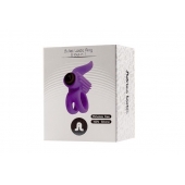 Эрекционное кольцо с подхватом мошонки и стимуляцией клитора Bullet Lastic Ring - Adrien Lastic - в Жуковском купить с доставкой