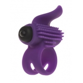 Эрекционное кольцо с подхватом мошонки и стимуляцией клитора Bullet Lastic Ring - Adrien Lastic - в Жуковском купить с доставкой