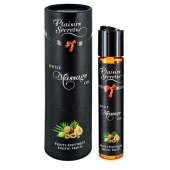 Массажное масло с ароматом экзотических фруктов Huile de Massage Gourmande Fruits Exotiques - 59 мл. - Plaisir Secret - купить с доставкой в Жуковском