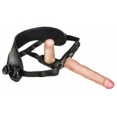 Женский страпон с вагинальной пробкой Woman Strap - 18 см. - LOVETOY (А-Полимер) - купить с доставкой в Жуковском
