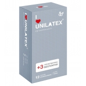 Презервативы с точками Unilatex Dotted - 12 шт. + 3 шт. в подарок - Unilatex - купить с доставкой в Жуковском