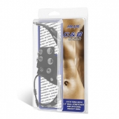 Утяжка на пенис и мошонку Cock Ring With 1.5  Ball Stretcher And Optional Weight Ring - BlueLine - купить с доставкой в Жуковском