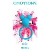 Голубое эрекционное виброколечко Emotions Minnie Breeze - Lola Games - в Жуковском купить с доставкой