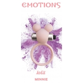 Розовое эрекционное виброколечко Emotions Minnie Light pink - Lola Games - в Жуковском купить с доставкой