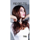 Чёрный кожаный чокер-кляп Tyra Black - Rebelts - купить с доставкой в Жуковском
