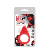 Красное эрекционное кольцо LIT-UP SILICONE STIMU RING 1 RED - Dream Toys - в Жуковском купить с доставкой