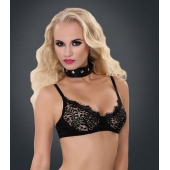 Полиуретановый ошейник с пуклями и D-кольцами Collar with Studs - Blush Novelties - купить с доставкой в Жуковском