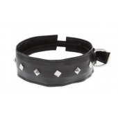 Полиуретановый ошейник с пуклями Collar with Studs - Blush Novelties - купить с доставкой в Жуковском
