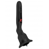 Чёрный вибростимулятор для головки члена с эффектом всасывания Vibrating Roto-Sucker - Pipedream - в Жуковском купить с доставкой