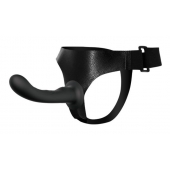 Страпон с изогнутой головкой Ultra Harness Curvy Dildo - 15,8 см. - Baile - купить с доставкой в Жуковском