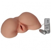Телесная вибровагина из киберкожи с выносным пультом - LOVETOY (А-Полимер) - в Жуковском купить с доставкой