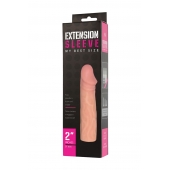 Телесная насадка-удлинитель Extension sleeve - 17 см. - Sitabella - в Жуковском купить с доставкой