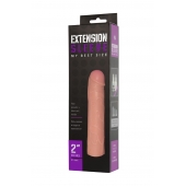 Насадка-удлинитель Extension sleeve телесного цвета - 18,5 см. - Sitabella - в Жуковском купить с доставкой