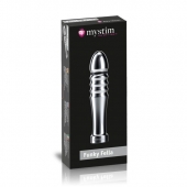 Ребристый фаллоимитатор для электростимуляции Funky Fella Rill Dildo - 13 см. - MyStim - купить с доставкой в Жуковском