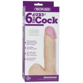 Ультра реалистичная насадка Vac-U-Lock  6  ULTRASKYN Cock - 17,3 см. - Doc Johnson - купить с доставкой в Жуковском