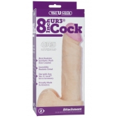 Ультрареалистичная насадка для трусиков Vac-U-Lock 8  ULTRASKYN Cock - 20,57 см. - Doc Johnson - купить с доставкой в Жуковском