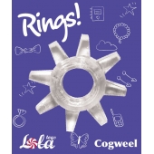 Прозрачное эрекционное кольцо Rings Cogweel - Lola Games - в Жуковском купить с доставкой