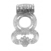 Прозрачное эрекционное кольцо Rings Treadle с подхватом - Lola Games - в Жуковском купить с доставкой